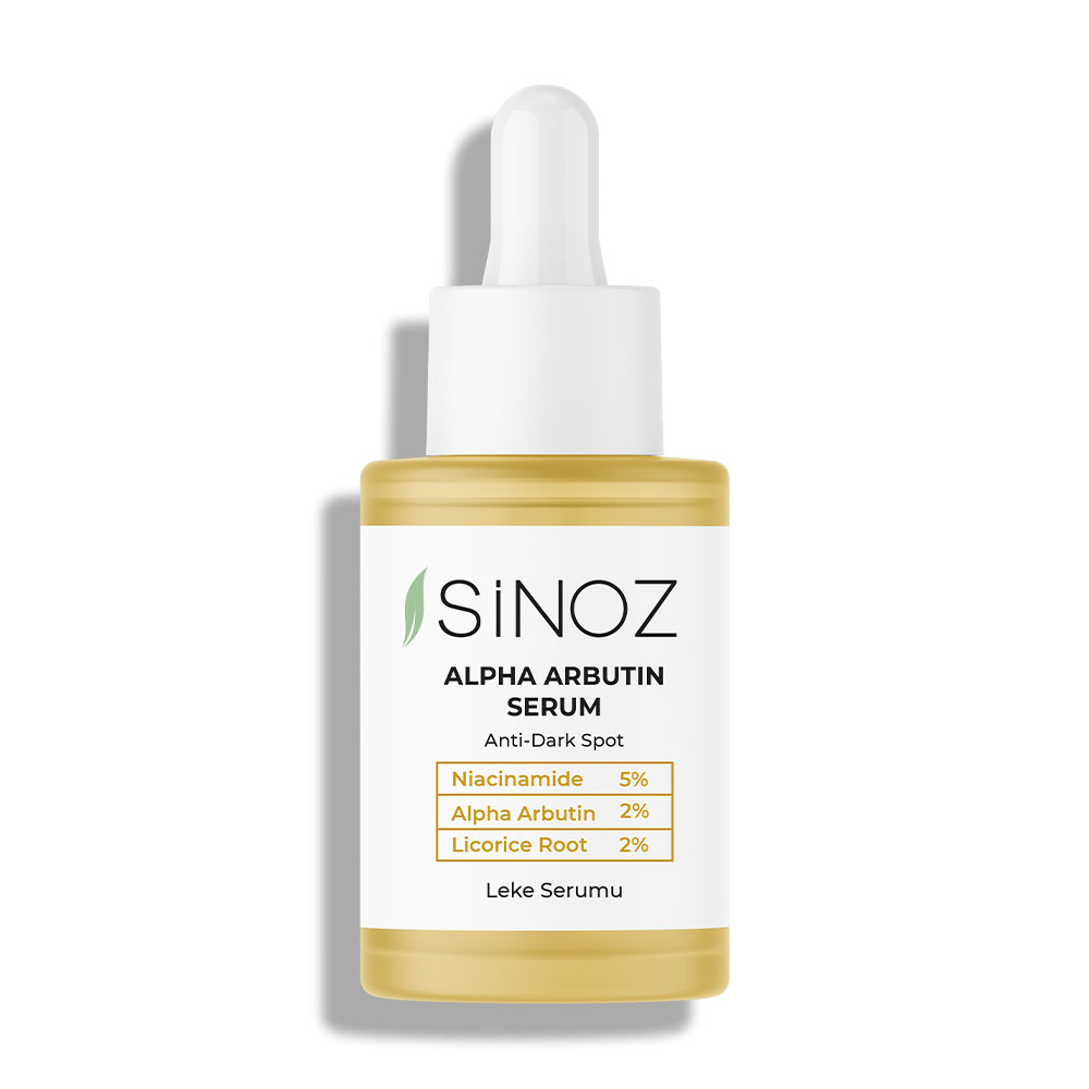 Sinoz Koyu Leke Karşıtı Arbutin Cilt Serumu Niacinamide 5% + Alpha Arbutin 2% 30 ML