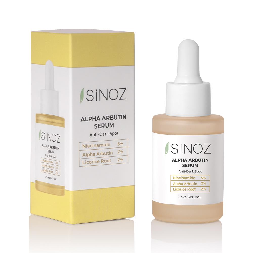 Sinoz Koyu Leke Karşıtı Arbutin Cilt Serumu Niacinamide 5% + Alpha Arbutin 2% 30 ML