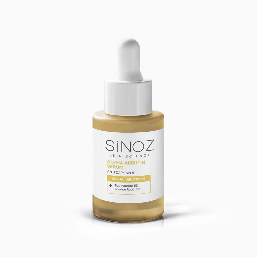 Sinoz Koyu Leke Karşıtı Arbutin Cilt Serumu (Niacinamide 5% + Alpha Arbutin 2%) 30 ml