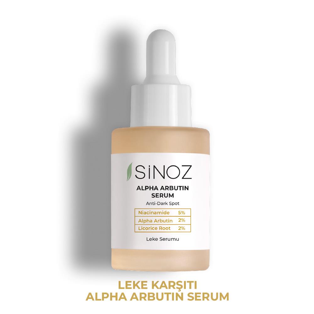 Sinoz Koyu Leke Karşıtı Arbutin Cilt Serumu Niacinamide 5% + Alpha Arbutin 2% 30 ML