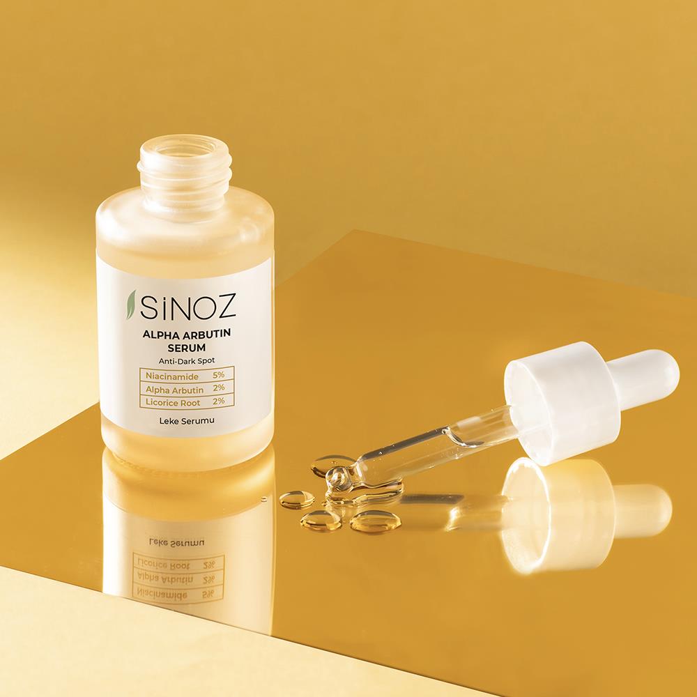 Sinoz Koyu Leke Karşıtı Arbutin Cilt Serumu Niacinamide 5% + Alpha Arbutin 2% 30 ML