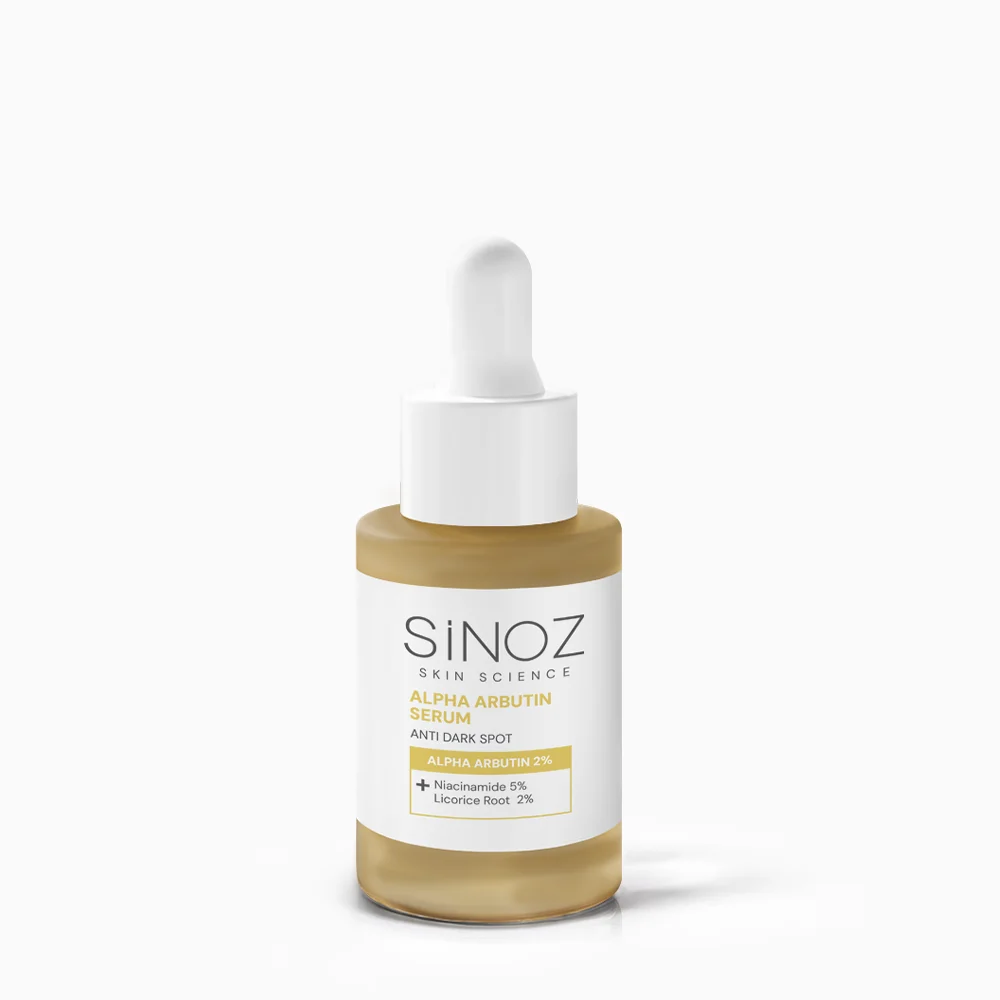 Sinoz Koyu Leke Karşıtı Arbutin Cilt Serumu (Niacinamide 5% + Alpha Arbutin 2%) 30 ml