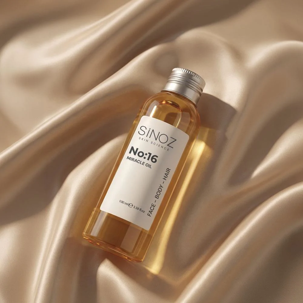 Sinoz No:16 Nemlendirici Besleyici Bakım Yağı Yüz - Saç - Vücut 100 ml
