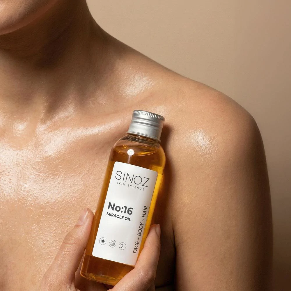Sinoz No:16 Nemlendirici Besleyici Bakım Yağı  Yüz - Saç - Vücut 100 ml